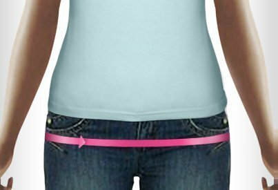 Обхват бедер